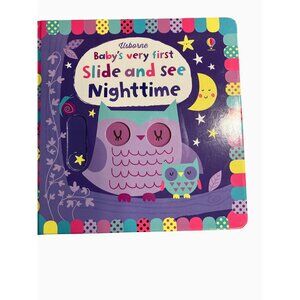 Usborne Babys Very First Slide And See Nighttime Board Book